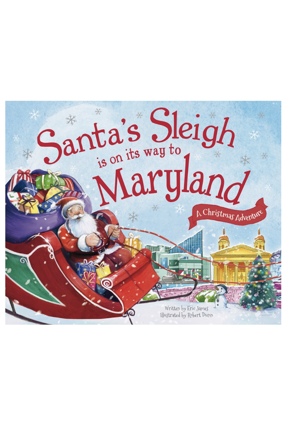 Santa's Sleigh is on its Way to Maryland Book