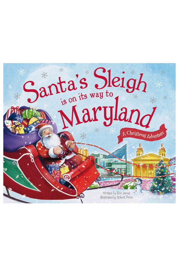 Santa's Sleigh is on its Way to Maryland Book