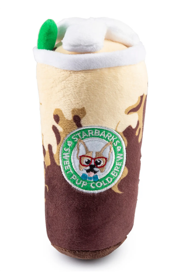 Funny Dog Toy - Starbarks Sweet Pup Cold Brew