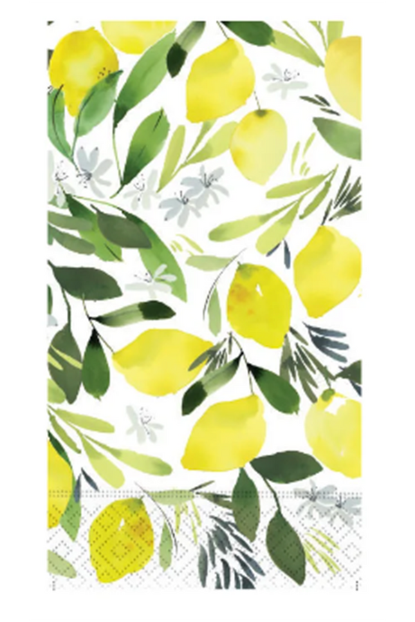 Guest Napkins - Lemon Blossom