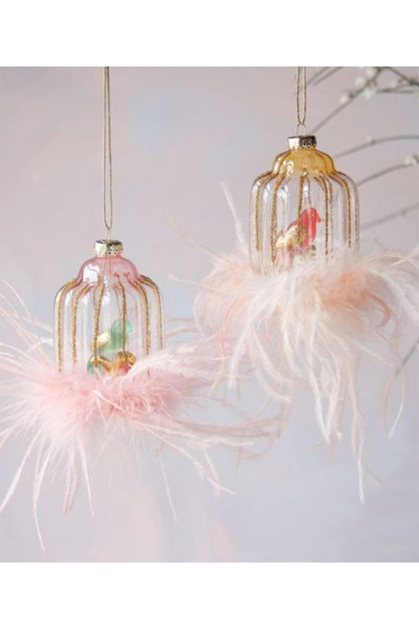 Glass Ornament - Birdcage