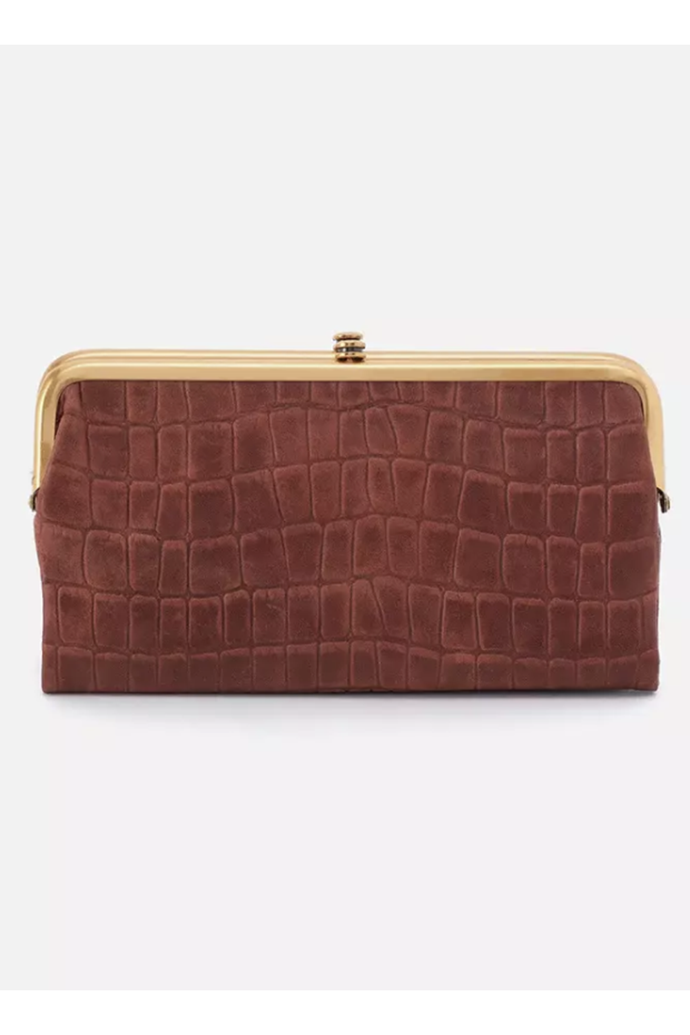 Lauren Wallet - Embossed Brandy