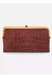 Lauren Wallet - Embossed Brandy