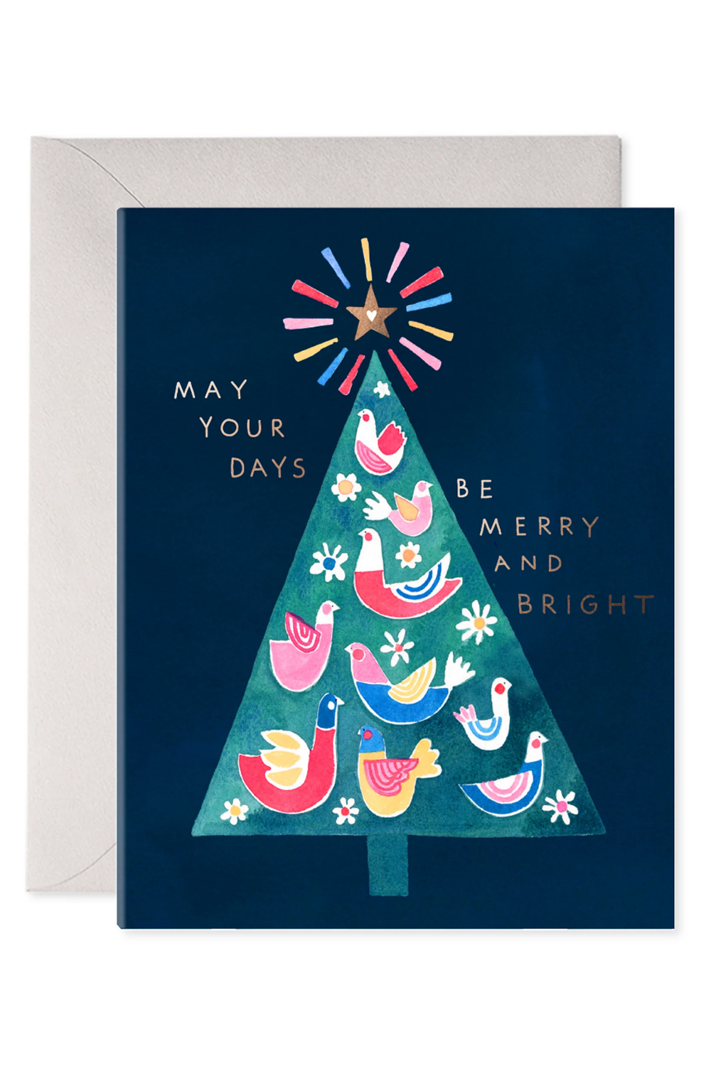 EFRAN Holiday Greeting Card - Merry Tree