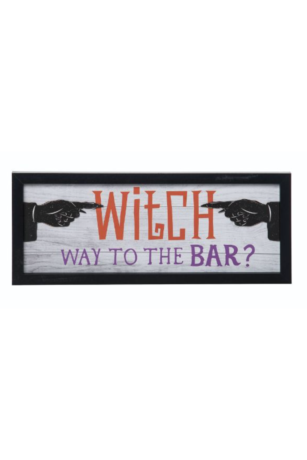 Wooden Witch Bar Sign