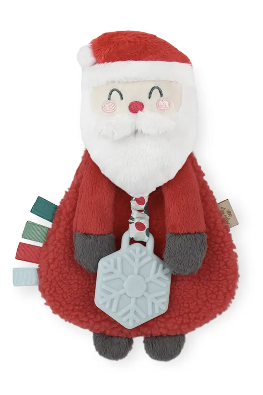 Lovey with Teether Toy - Holiday Santa