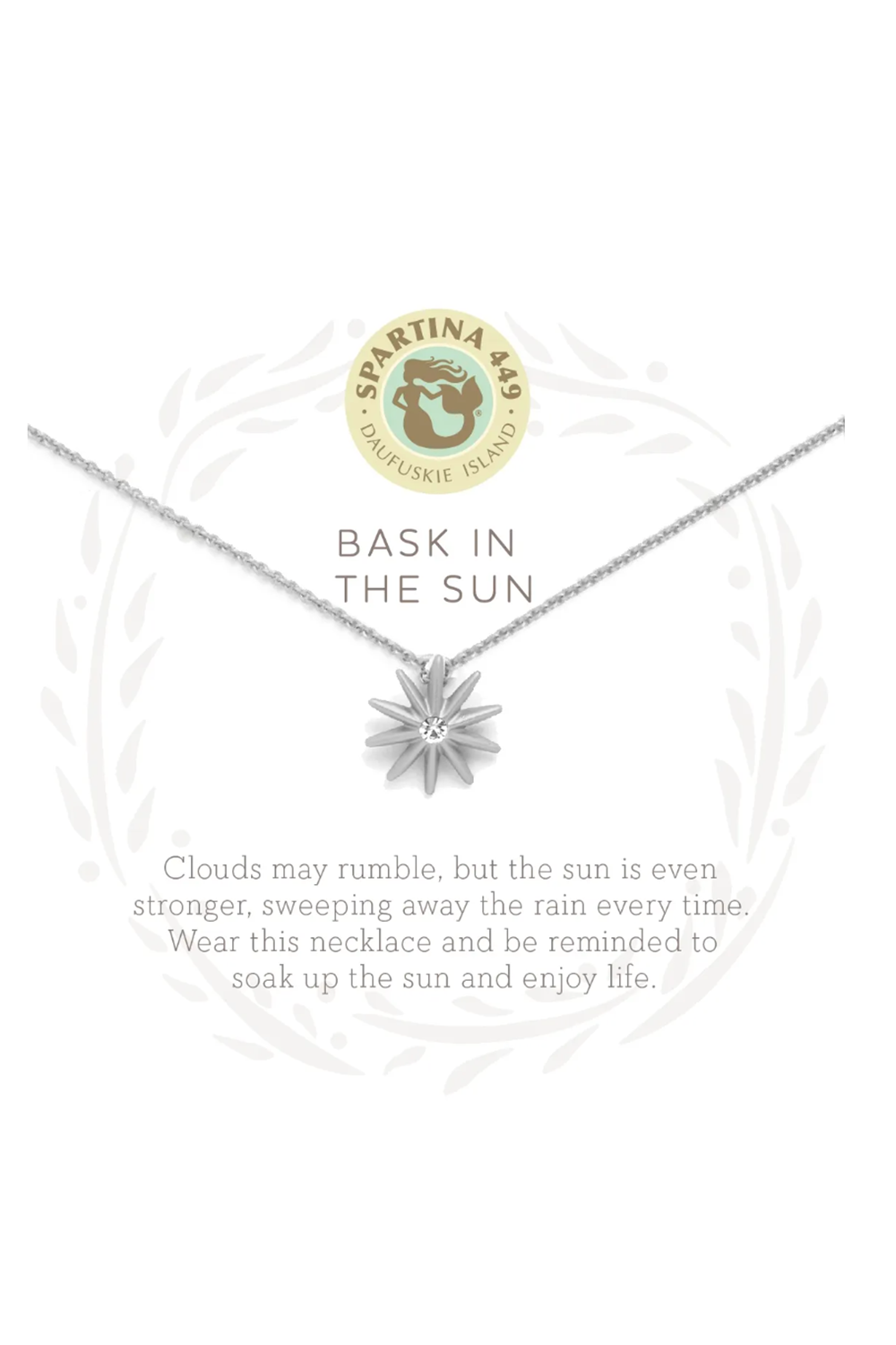 Sea La Vie Necklace - Silver Bask in the Sun