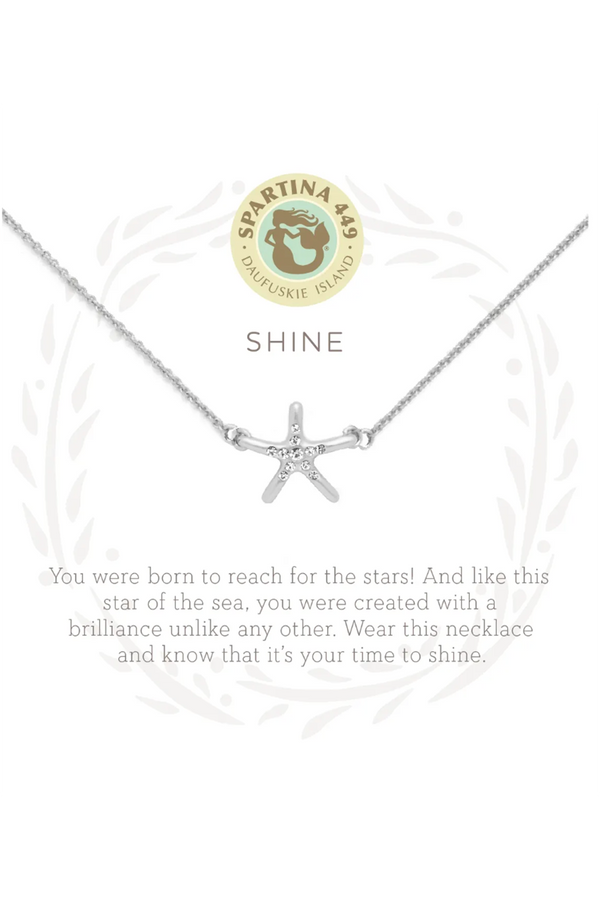 Sea La Vie Necklace - Silver Shine Starfish