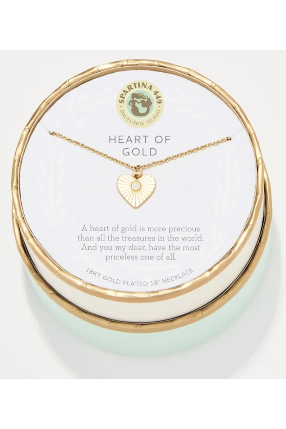 Sea La Vie Necklace - Gold Heart of Gold