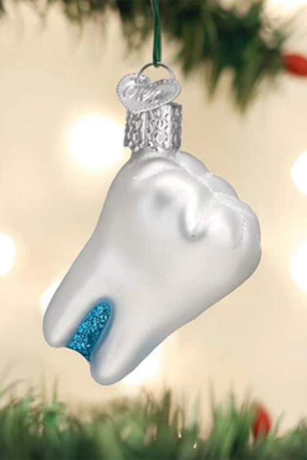 Glass Ornament - Tooth