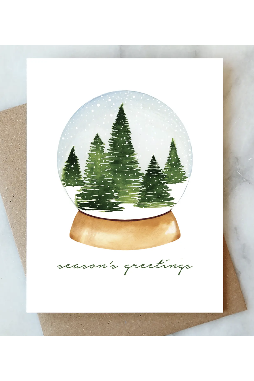 AJD Holiday Card - Snow Globe