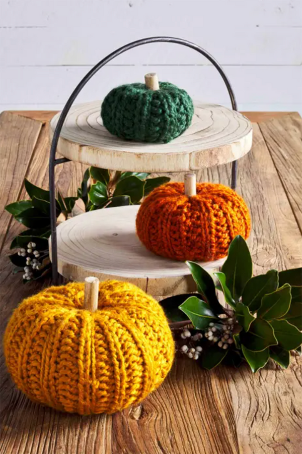 Crochet Pumpkin Decor