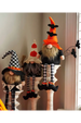 Plaid Halloween Dangle Leg Gnome