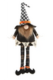 Plaid Halloween Dangle Leg Gnome
