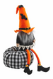 Classic Gnome on Pumpkin Figure