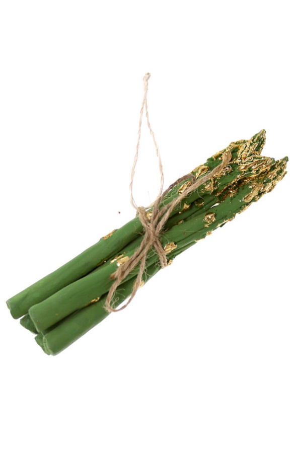 Funky Ornament - Asparagus Bunch Sparkle