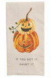 Hand Painted Halloween Towel