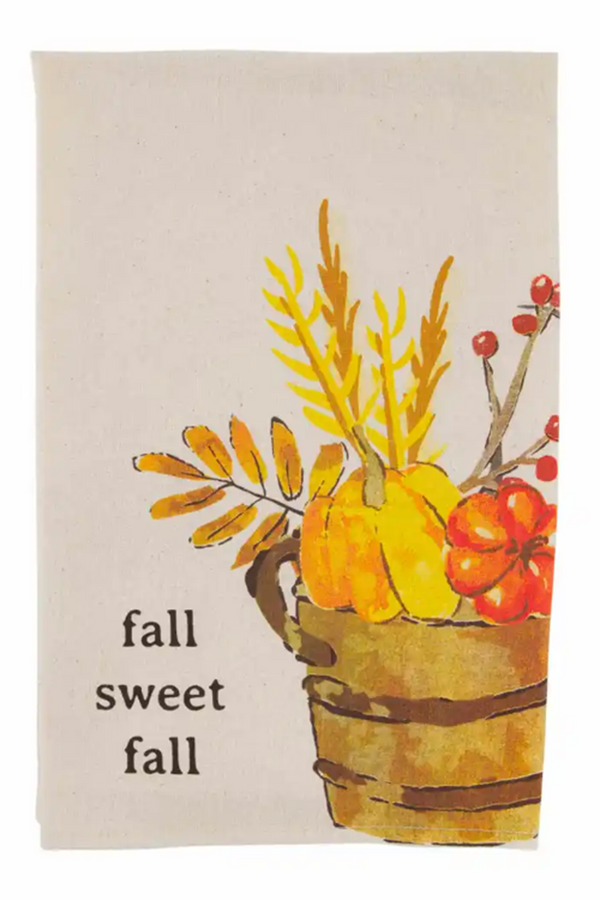 Vibrant Fall Flour Sack Towel - Sweet Fall