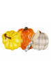 Figural Pumpkin Triple Dip Set