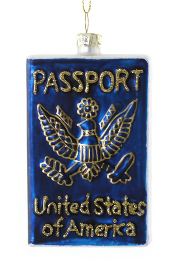 Glass Ornament - United States Passport