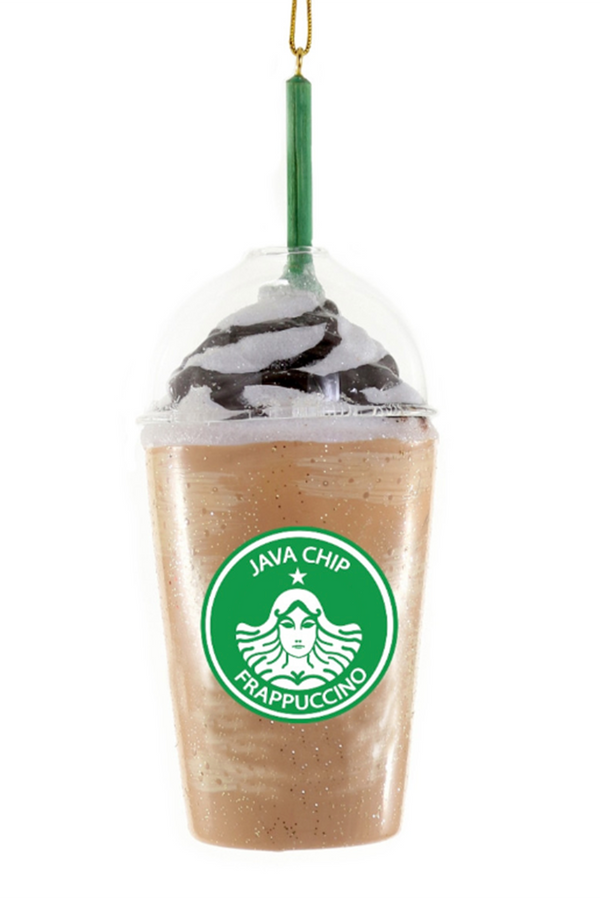 Glass Ornament - Frappuccino