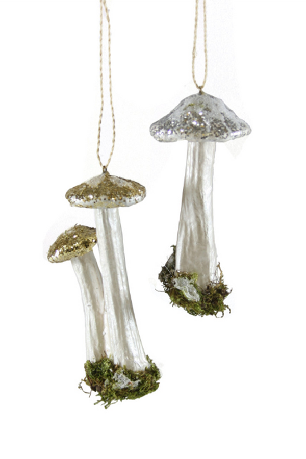 Glass Ornament - Enchanted Toadstool