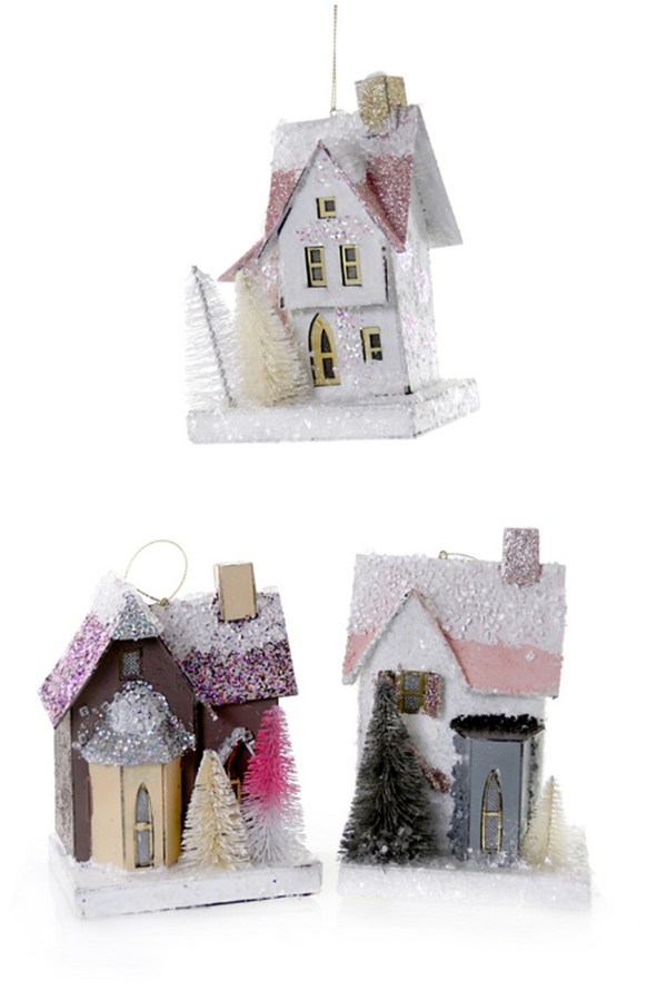 Mini Whimsical Village House - Wintertide