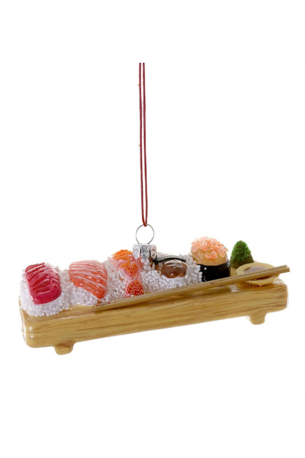 Glass Ornament - Deluxe Sushi Board