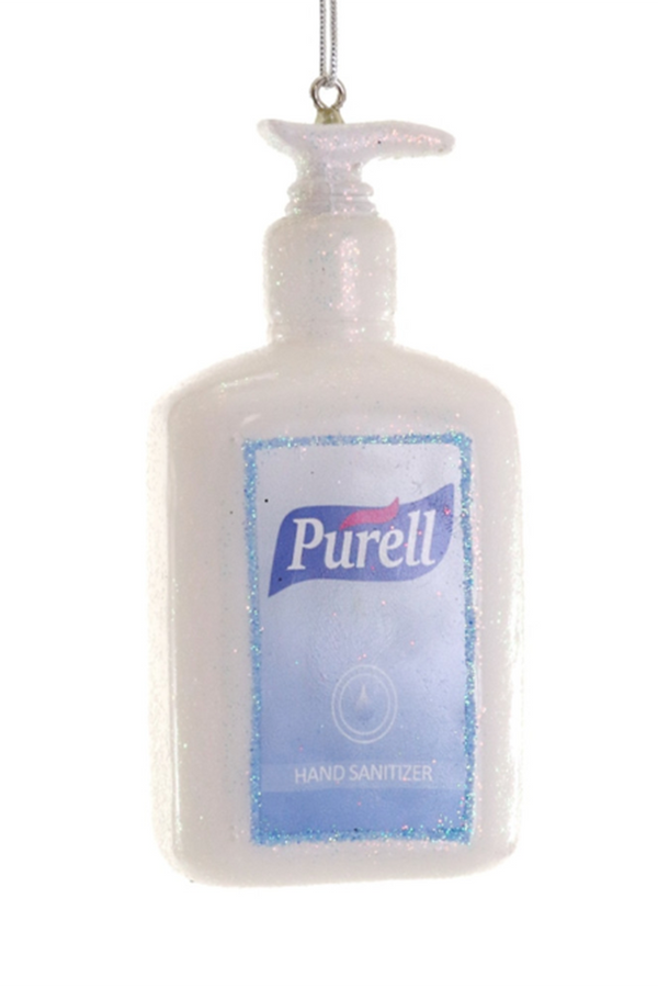 Glass Ornament - Purell Hand Sanitizer