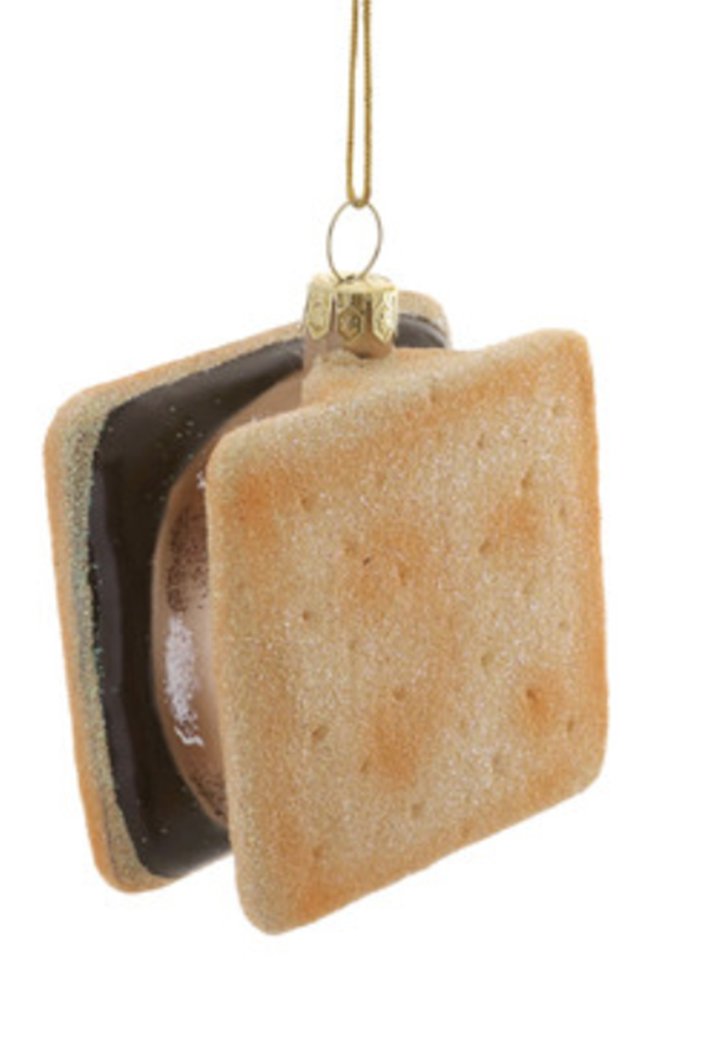 Glass Ornament - Campfire Smore