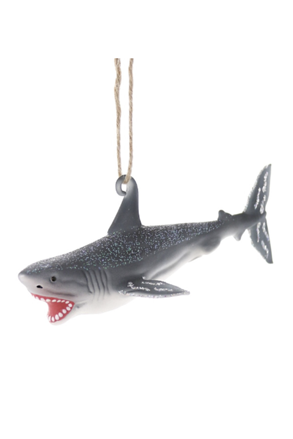 Glass Ornament - Fancy Shark