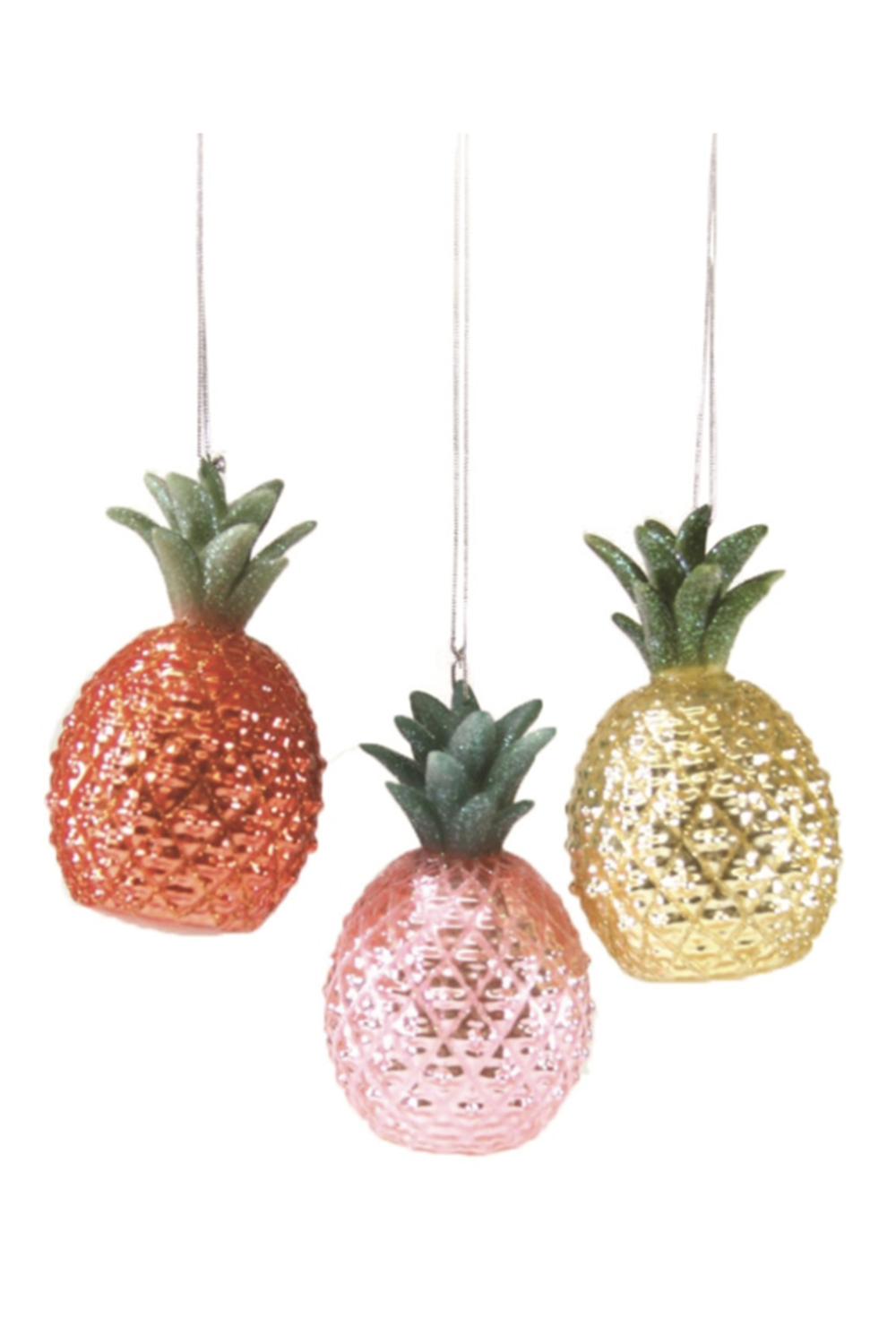 Glass Ornament - Paradise Pineapple