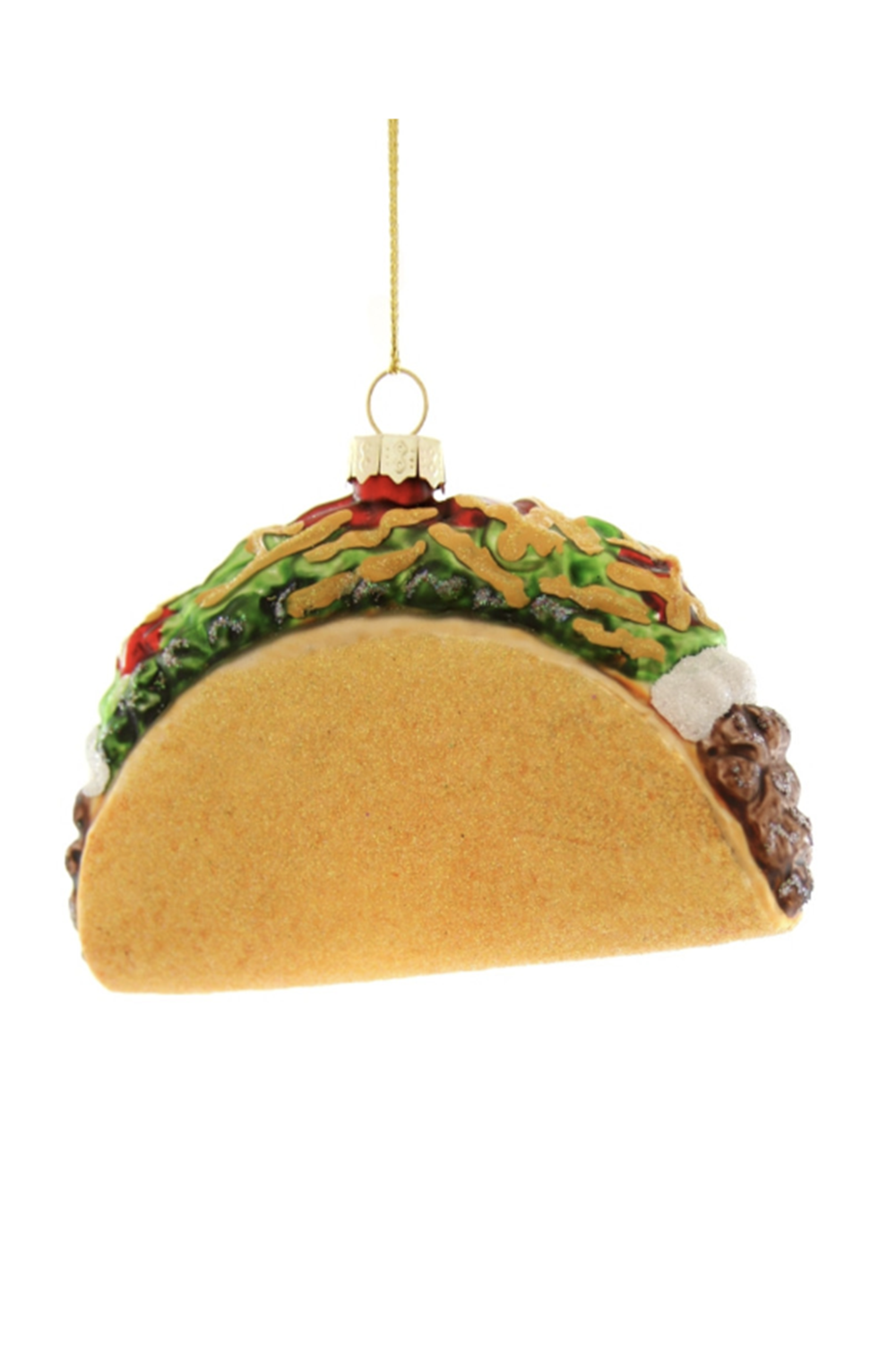 Glass Ornament - Loaded Taco