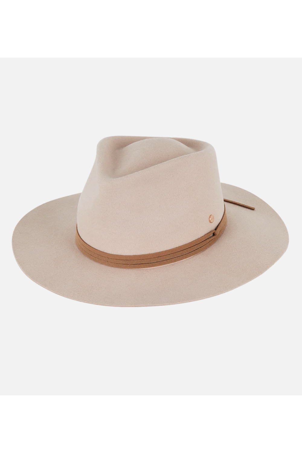 SIDEWALK SALE ITEM Ladies Fedora Hat Alice Light Apricot