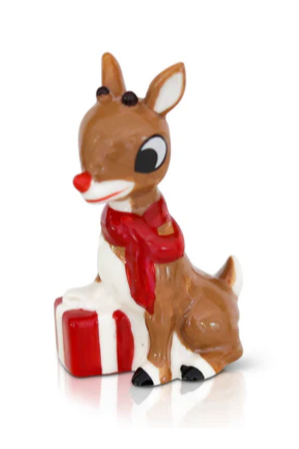 Nora Fleming Mini Attachment - Rudolph the Red-Nosed Reindeer