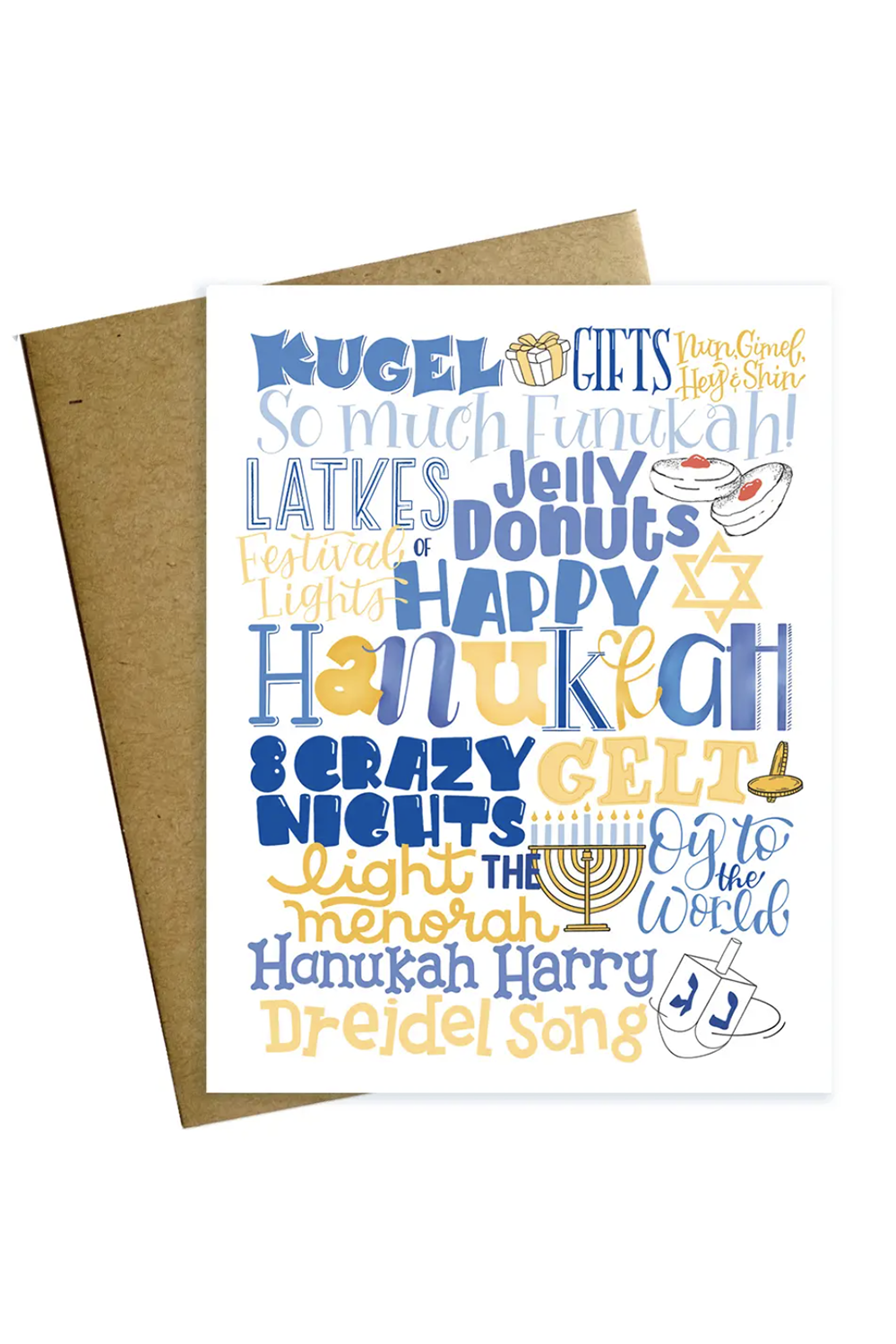 MM Single Holiday Card - Hanukkah Type