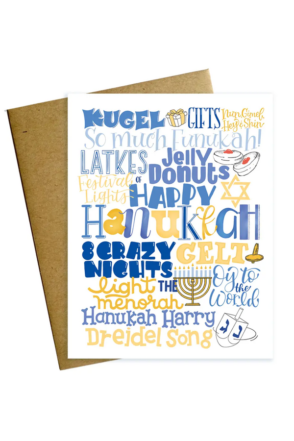 MM Single Holiday Card - Hanukkah Type