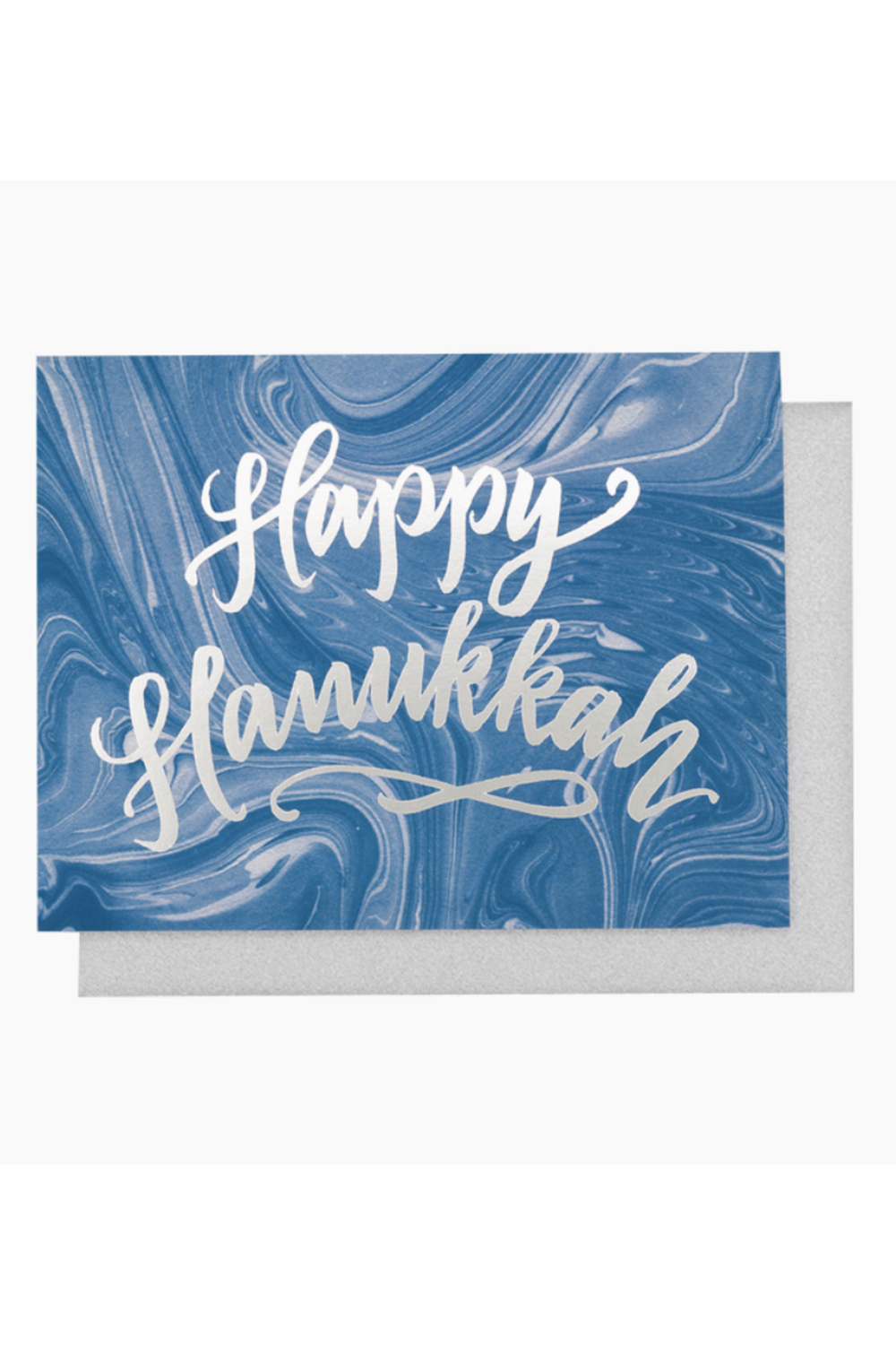 Social Holiday Greeting Card - Hanukkah Marble