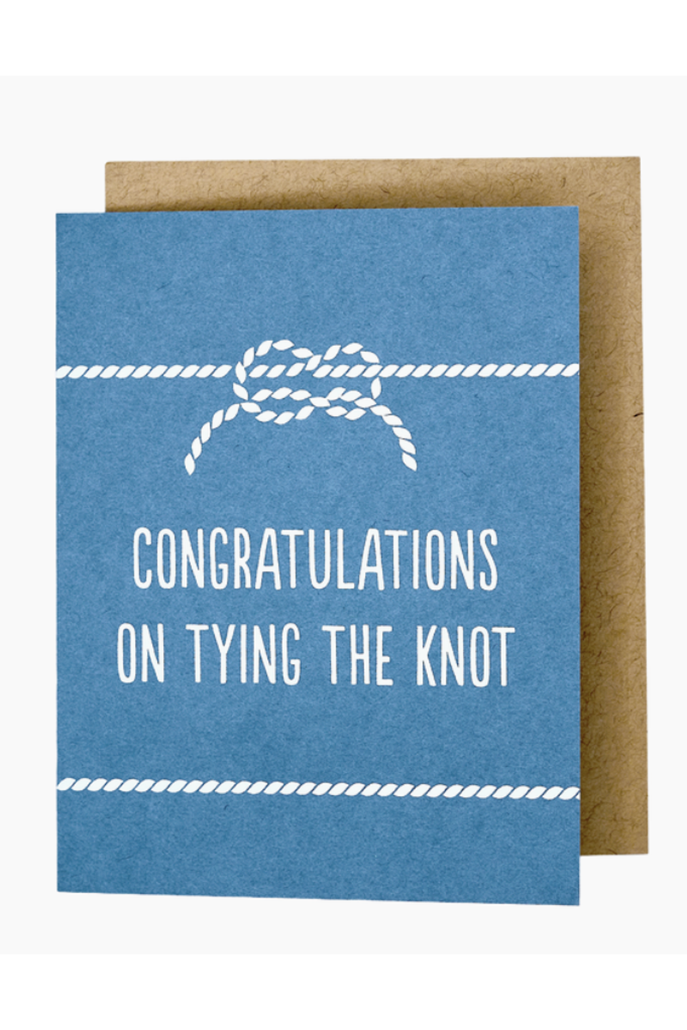 Social Wedding Greeting Card - Tying the Knot