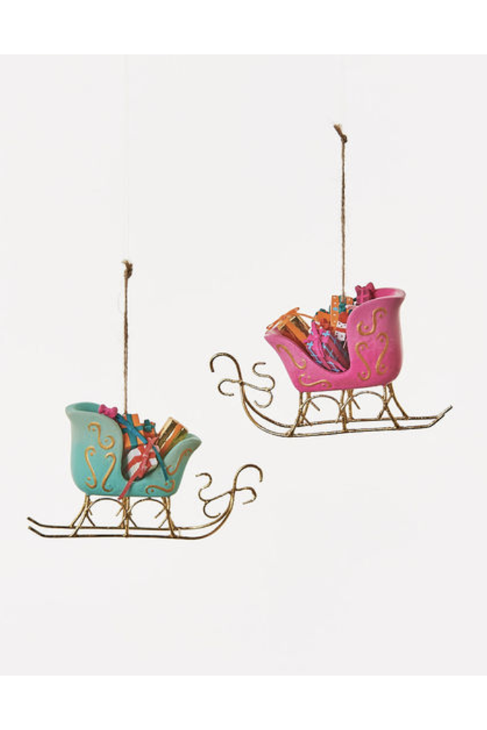 Funky Ornament - Whimsical Sleigh