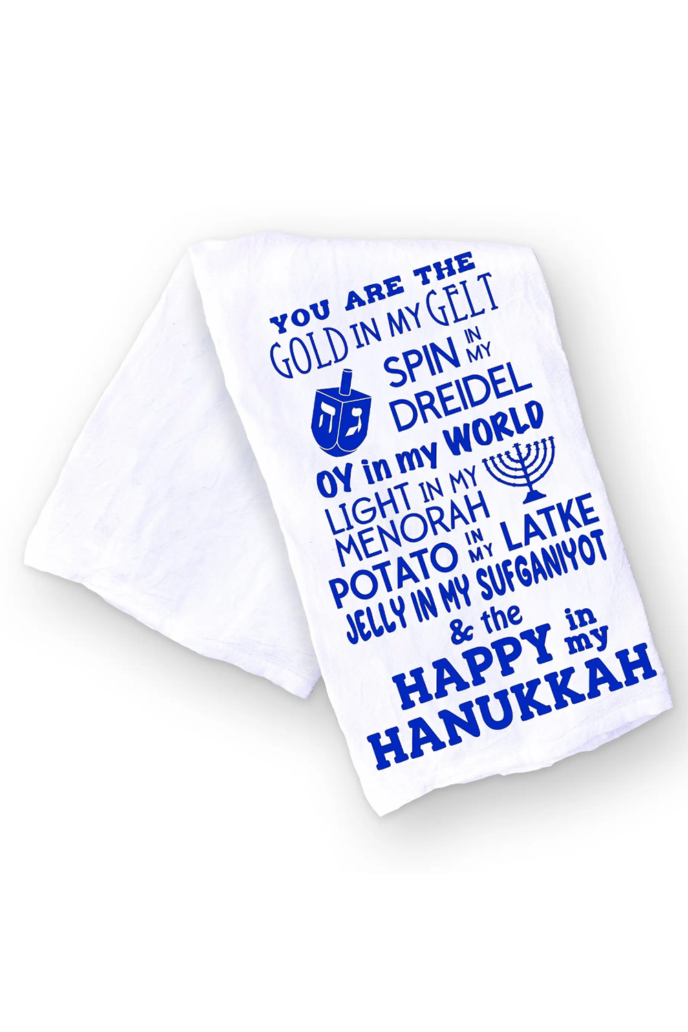 Hanukkah Kitchen Towel - All Things