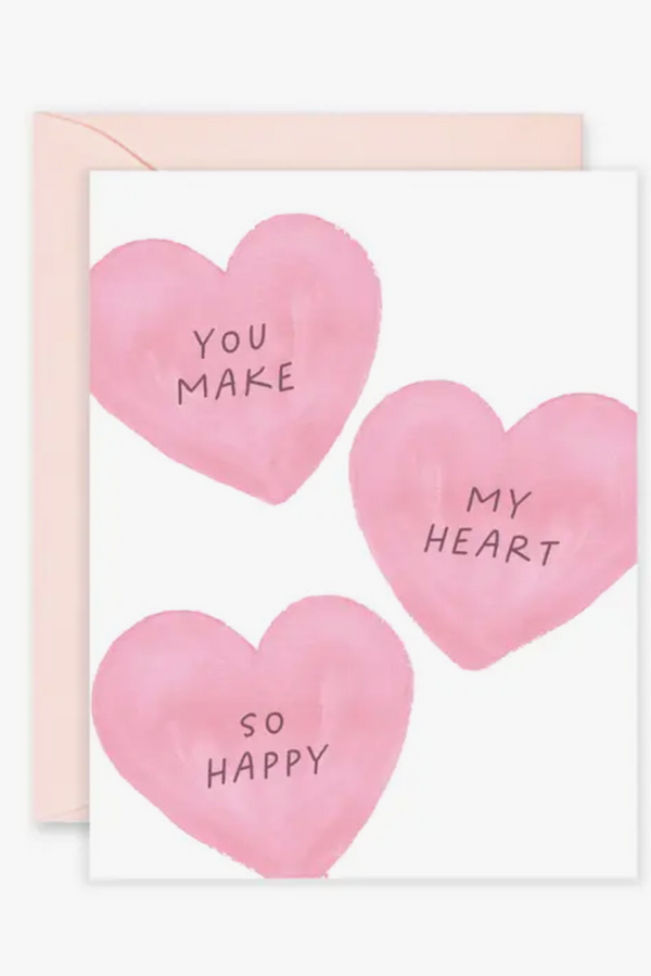 Isabella Single Valentine's Day Card - Happy Heart