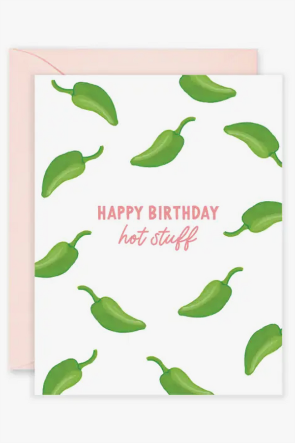 Isabella Single Birthday Card - Hot Stuff