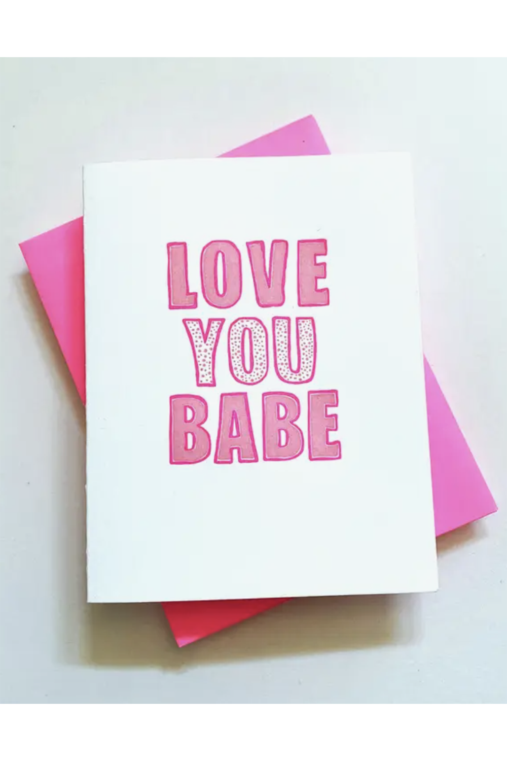 Richie Single Valentine's Day Card - Love You Babe