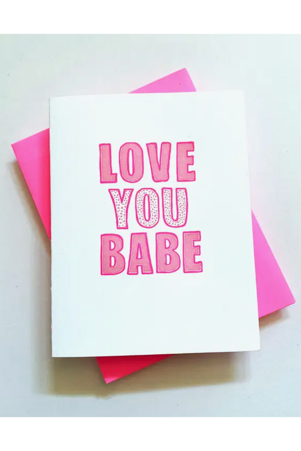 Richie Single Valentine's Day Card - Love You Babe