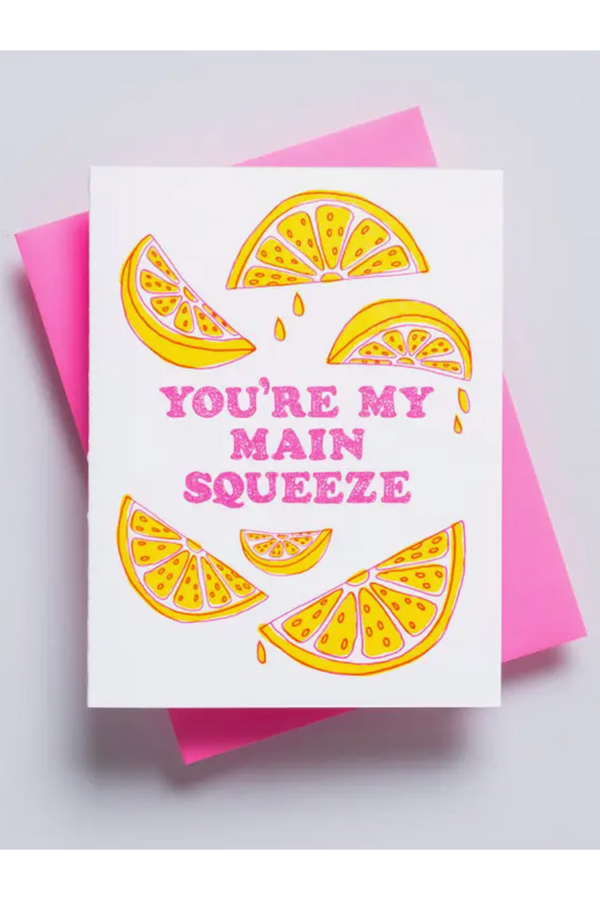 Richie Single Valentine's Day Card - Main Squeeze