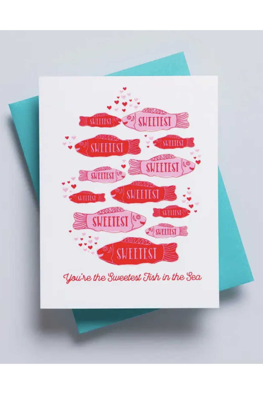 Richie Single Valentine's Day Card - Sweetest Fish