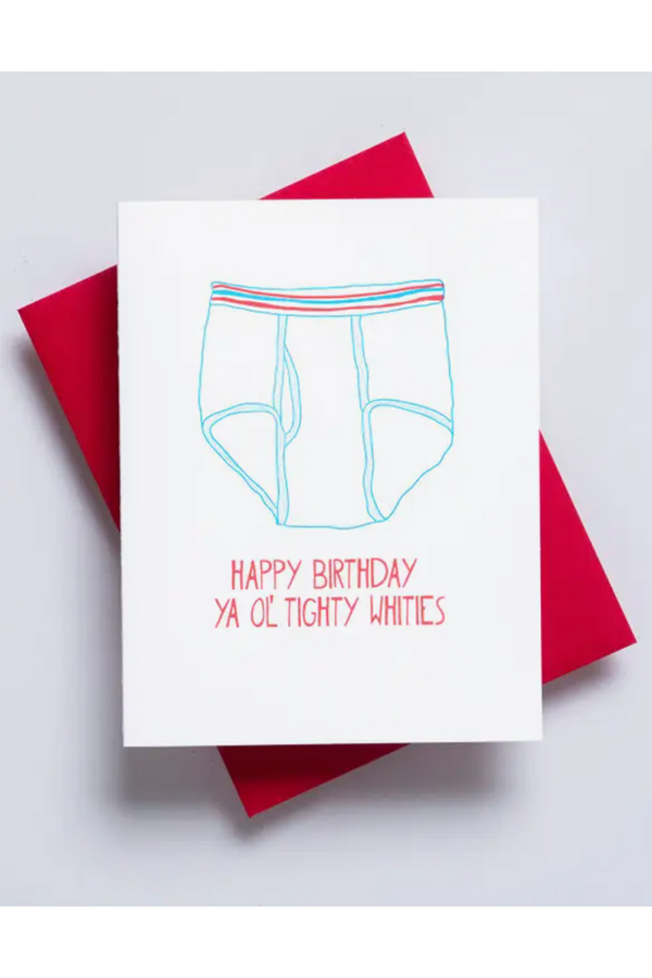 Richie Single Birthday Card - Tighty Whities