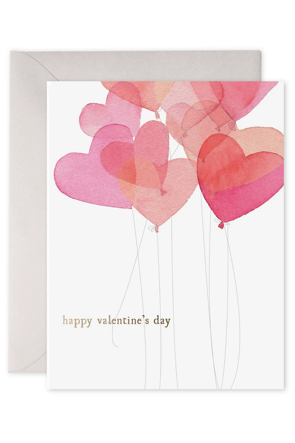 EFran Valentine's Day Greeting Card - Balloons