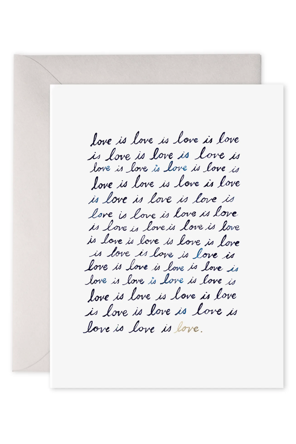 EFran Valentine's Day Greeting Card - Love is Love